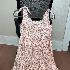 Jessica Simpson Floral Sleeveless Dress with Bow Straps